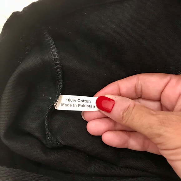 Vans black and white cotton tote bag. One size. EUC. - Picture 5 of 8